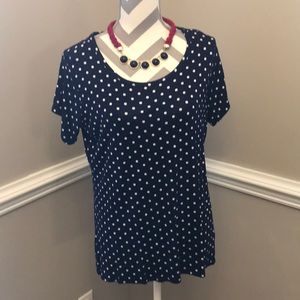 Coldwater Creek - polka dot blouse